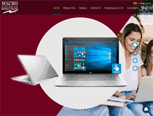 Tablet Screenshot of macrosistemas.com